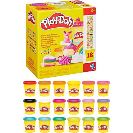 Playdoh pack 18 botes - 25531692