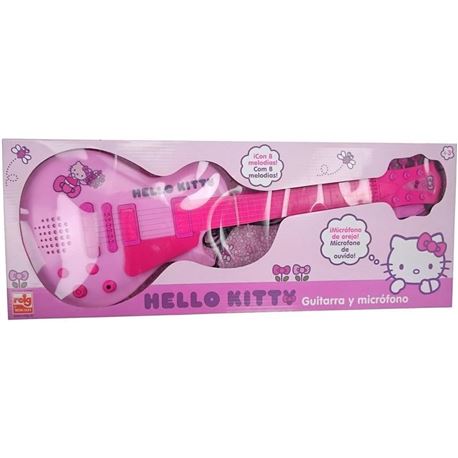Guitarra electronica c/micro hello kitty - 31001505