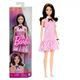 Barbie fashionista vestido cuadros rosas (hrh21) - 24517664
