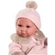 Muñeca recien nacida luca con mantita flores - 00450422.3