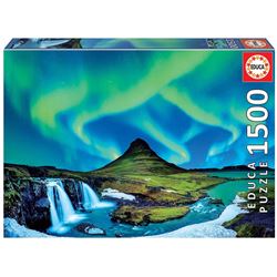 Puz.1500 pc.aurora boreal islandia - 04019041