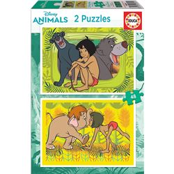Puzle 2x48 pz. jungle book - 04018641