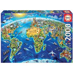 Puzzle 2000 pz. simbolos del mundo - 04017129.1