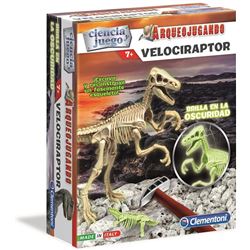Arqueojugando velociraptor fluorescente