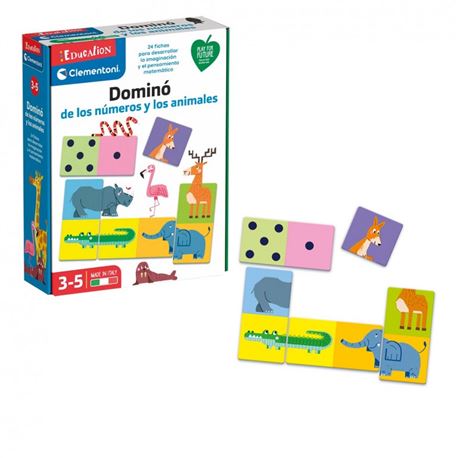 Domino numeros y animales - 06655314