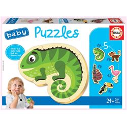 Baby puzzles animales tropicales - 04018587