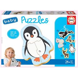 Baby puzzles animales polo norte - 04018588