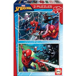 Puzzle 2x100 pz spider-man - 04018101